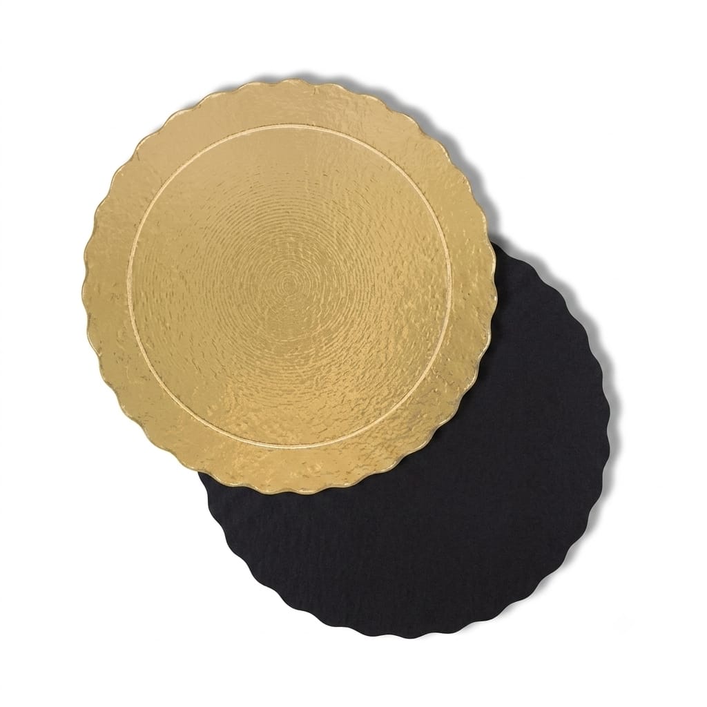 Base para Bolo em Cartão Ondulado 3mm - 22cm BOX COM 50